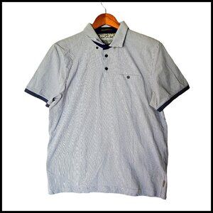 Ted Baker Mens Printed Callie Polo Short Sleeve Shirt Size 5‎ US XL Collared